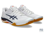 ASICS Court Control FF 3 Indoor Shoes (White/Indigo Fog).