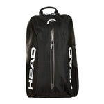 Head Tour Backpack 25L - Black/White – Spacious Tennis Backpack for Players on the Go | Probadminton