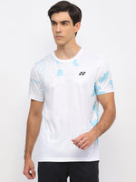 yonex tshirt round nek 2962 white