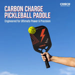 Cosco Carbon Charge Pickleball Paddle | Lightweight Carbon Graphite Paddle | Buy Online at Probadminton.in.
