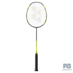 YONEX Arcsaber 7 Play Strung Graphite Badminton Racquet with Full Cover (Grey/Yellow) | 4U, 83g | probadminton.in.