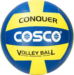 Cosco Conquer Volleyball – Durable PU Volleyball for Indoor & Outdoor Play | Lightweight 280g Match Ball.