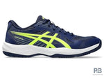 Asics Upcourt 6 Men's Badminton Shoe | Blue Expanse/ Safety Yellow.