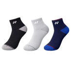 Yonex Socks M 2575T 3X1 - BLACK/LIGHT GRAY/BLUE