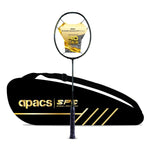 Apacs Dark Knight Badminton Racket (Unstrung) – Lightweight, Head-Heavy Power Racket for Professional Play.