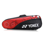 Yonex SUNR 25015 Black Red badminton kit bag front view