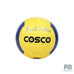 COSCO Beach Volleyball Size 4 – Blue & Yellow | Soft PU Hand-Sewn Ball with Floating Bladder for Beach & Outdoor Play.