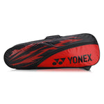 Yonex SUNR 25025 Black Red badminton kit bag front view