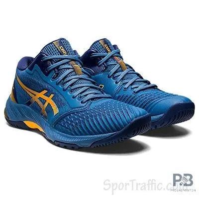 Asics Netburner Ballistic FF MT 3 Indoor Shoes (Azure / Amber)