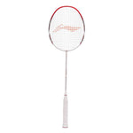Li-Ning Windstorm 78 S Badminton Racket | White/Red.