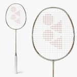 yonex arcsaber 7 play strung badmnton raquet light beige