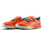 Hundred Court Champions Badminton Shoe | Orange/Blue/White.