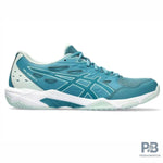 Asics GEL-ROCKET 11 Indoor Court Shoe ( Blue Teal / Pale Mint).