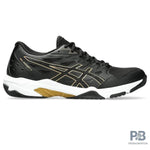 Asics GEL-ROCKET 11 IndGoloor Court Shoe ( Black / Pure d).