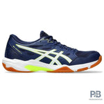 Asics GEL-ROCKET 11 Indoor Court Shoe ( Blue Expanse / Safety Yellow).
