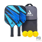 Joola Ben Johns Blue Lightning Pickleball Paddle Set.