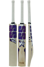 SS Sky Fire English Willow Cricket Bat – Grade 6 Air-Dried Willow Bat with Massive TON Edges, Retro Sticker, Superb Grip & Rounded Toe.