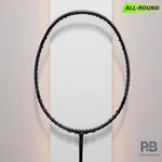 Maxbolt Black Badminton Racket – Best Carbon Fiber Lightweight Racket for Power, Control & Precision | ProBadminton.in".
