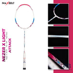 Maxbolt Nezer X Light Unstrung Badminton Racket.
