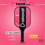 Airavat Thor 7408 Pickleball Paddle | Graphite Surface & Nomex Core |(Red/Blue) | ProBadminton.in.