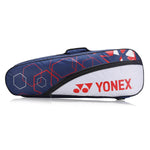 Buy Yonex SUNR 25015 Badminton Kit Bag in Navy Blue/White at ProBadminton. Spacious design for carrying rackets and badminton essentials to training and matches.