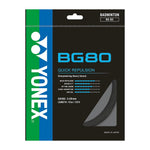 Yonex BG80 Badminton String 0.68mm – High Repulsion String for Powerful Smashes