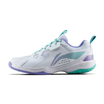 li ning all round badmnton shuz white violet tulip