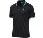 Yonex T-Shirt Polo 2970 Men’s Wear | Jet-Black | Lightweight Badminton Sportswear.