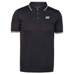 YONEX T-Shirt Polo 2402 - Jet Black – Classic Polo for Badminton & Tennis Players | Probadminton
