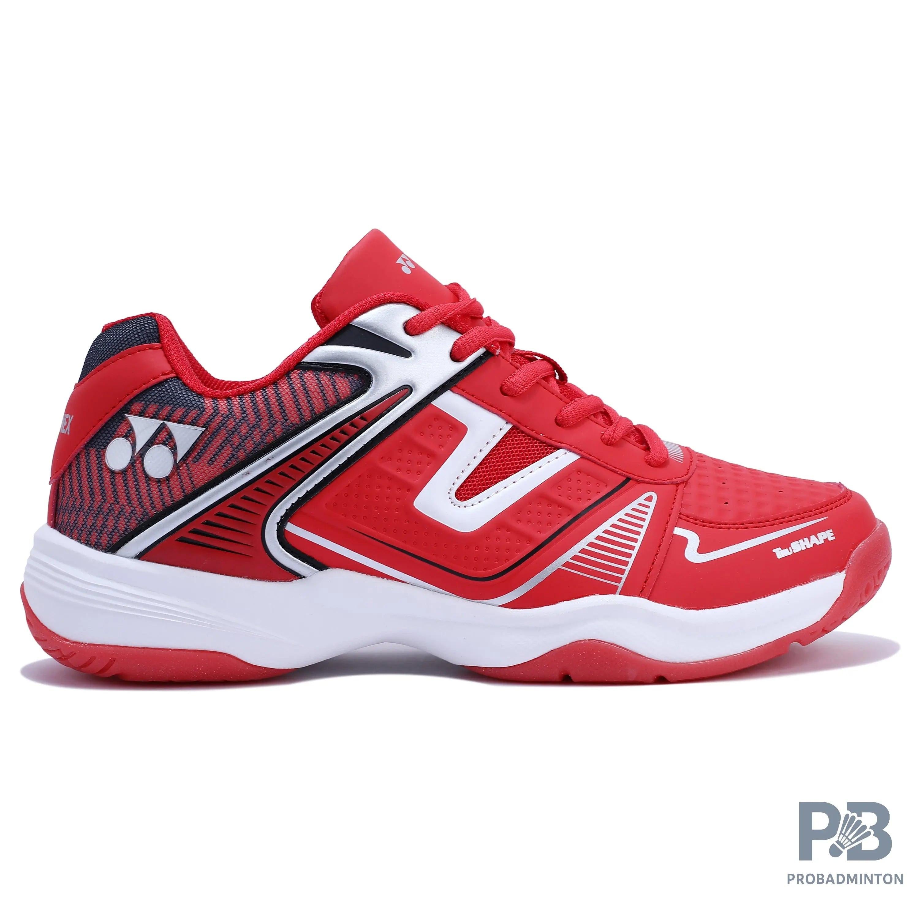 Yonex Tokyo 3 Badminton Shoe, Red/White
