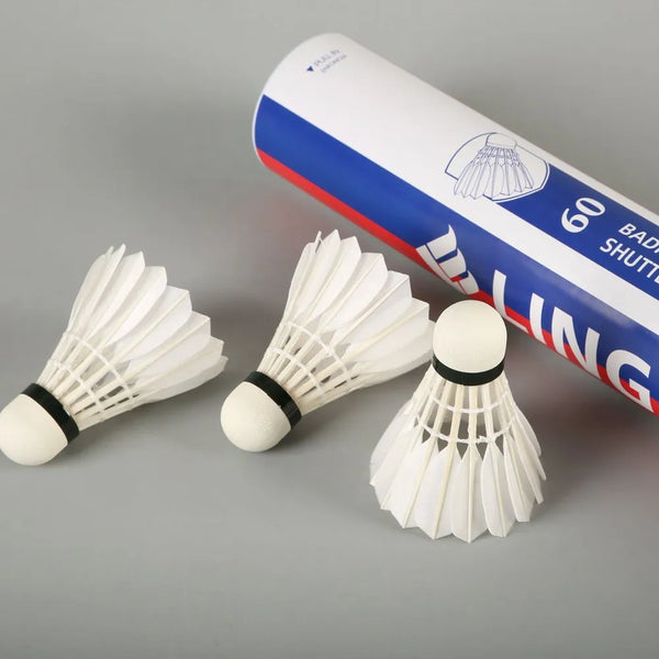 Ling-Mei 80 Badminton Feather Shuttlecock (Pack of 12) - probadminton