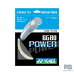 Yonex BG80 Power – High-Tension, High-Control Badminton String (10 m) - ORANGE / WHITE.