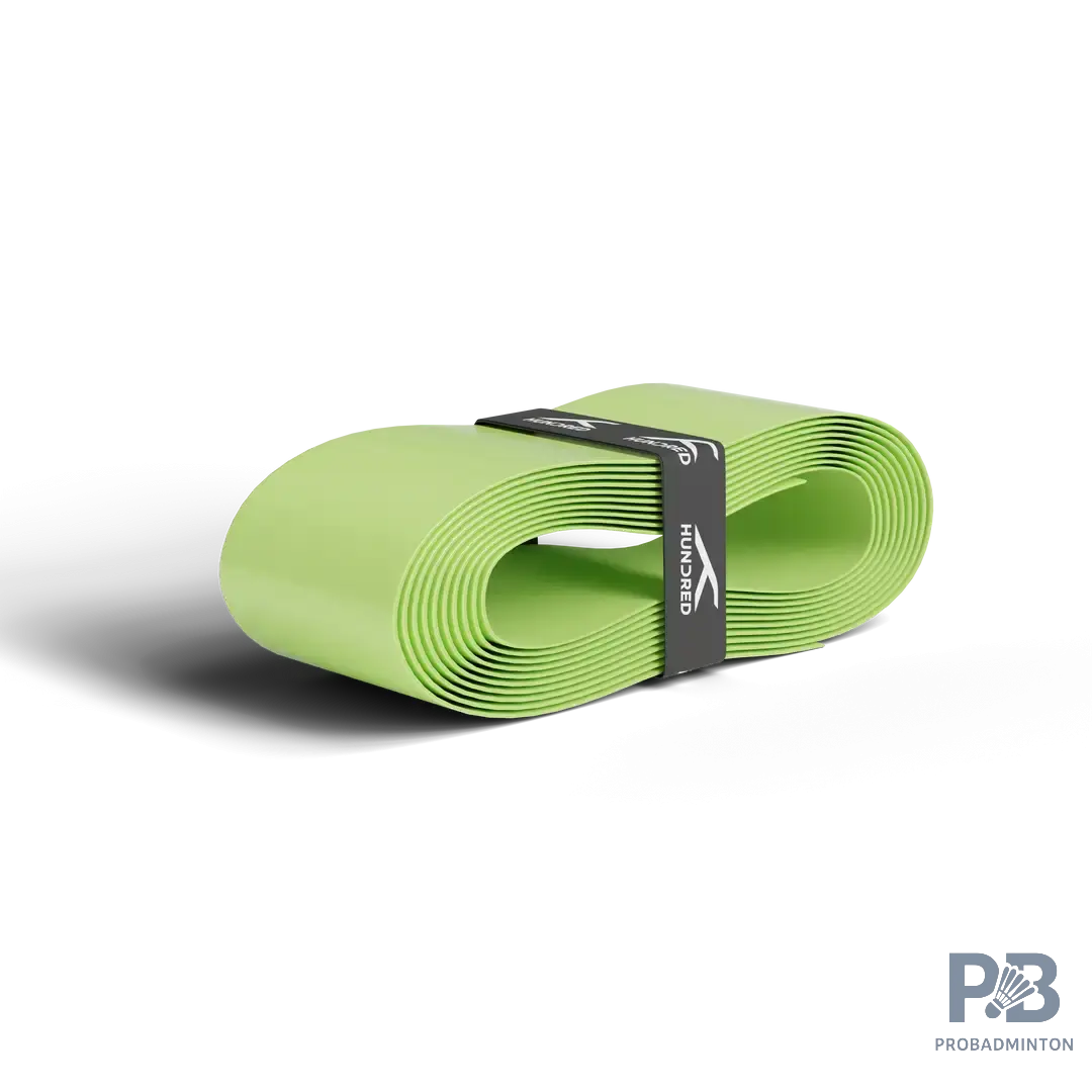 HUNDRED GTO 3000 Overgrip - Superior Dry Grip | Polyurethane Material | Non-Slip Performance | Pack of 1 (Lime/Assorted Colors) - HBAG-2M100.