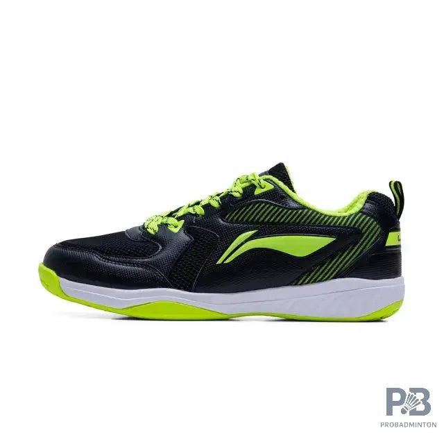 Lining Ultra 4 Badminton shoes (Black/lime).