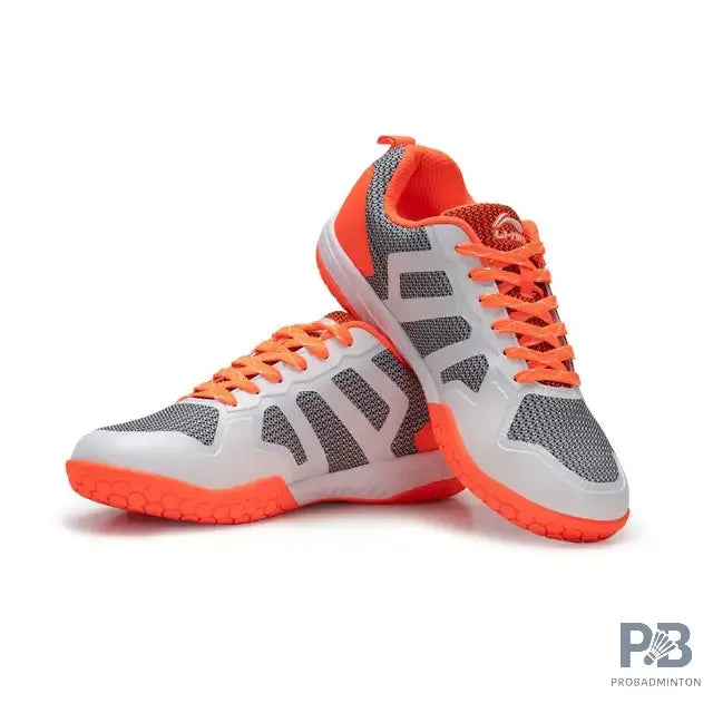 Lining Ultra Max Badminton Shoes (White/Orange).