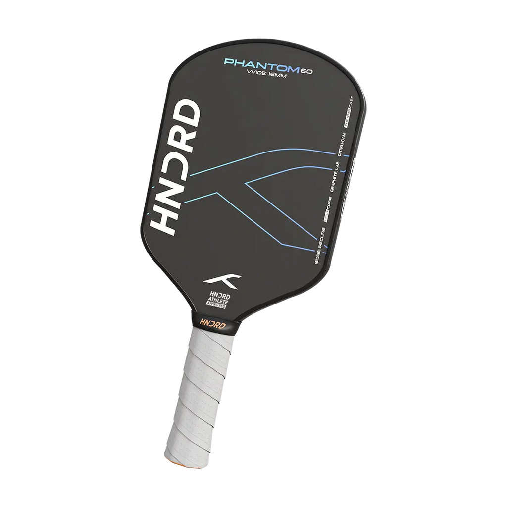 Hundred Phantom 60 Pickleball Paddle (Wide/Extended) | Fiberglass Face & Polymer Core for Power & Spin | Ideal for Recreational Play | ProBadminton.in