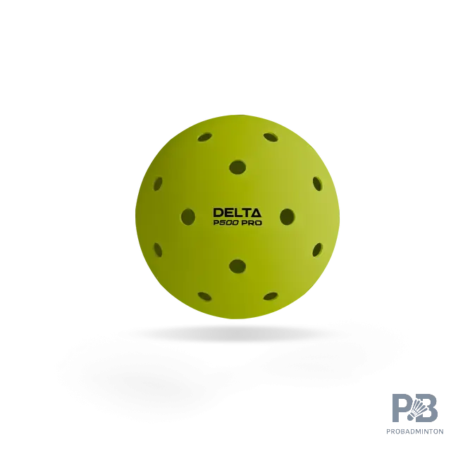 Hundred Delta P500 Pro Outdoor Pickleball Ball – Neon Yellow | Best Pickleball Ball in India Online | 40 Holes | Durable Design.