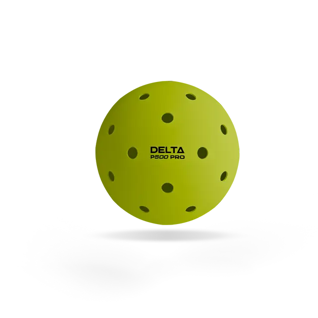 Hundred Delta P500 Pro Outdoor Pickleball Ball (Neon Yellow) | 40 Precision Holes | Durable Design for Outdoor Courts | HPAX-4M192-1