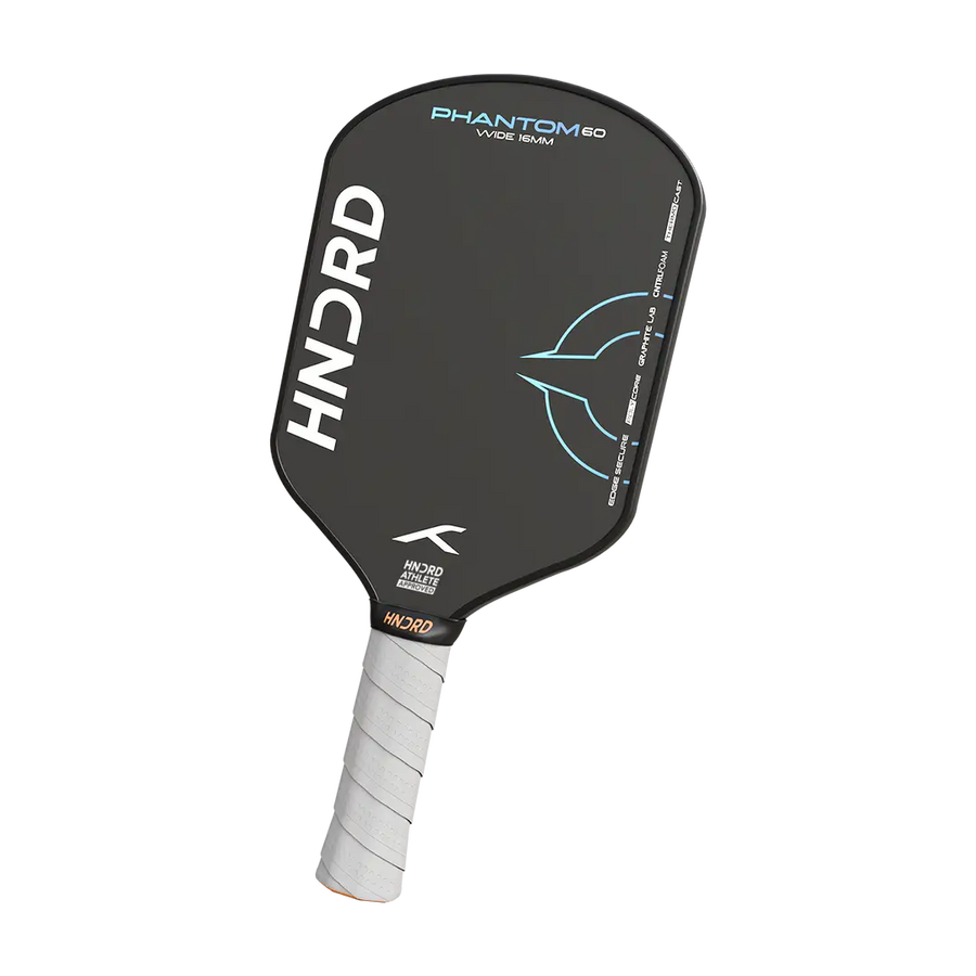 Hundred Phantom 60 Pickleball Paddle (Wide/Extended) | Fiberglass Face & Polymer Core for Power & Spin | Ideal for Recreational Play | ProBadminton.in