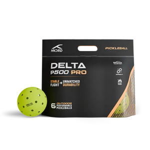 Hundred Delta P500 Pro Outdoor Pickleball Ball (Neon Yellow) | 40 Precision Holes | Durable Design for Outdoor Courts | HPAX-4M192-1