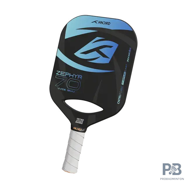 Hundred Zephyr 70 Power Pickleball Paddle | 13mm Core & Xtend Shape for Sharp Angles | Control Foam Vibration Dampening | Wide/Extend Variants (223-225g) | HPRX-4M171-X.