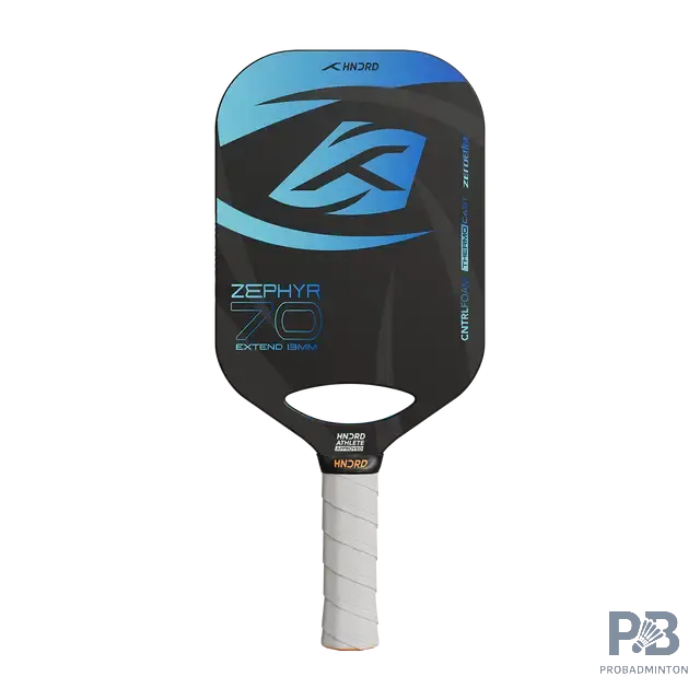 Hundred Zephyr 70 Power Pickleball Paddle | 13mm Core & Xtend Shape for Sharp Angles | Control Foam Vibration Dampening | Wide/Extend Variants (223-225g) | HPRX-4M171-X.