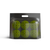 Hundred Delta P500 Pro Outdoor Pickleball Ball (Neon Yellow) | 40 Precision Holes | Durable Design for Outdoor Courts | HPAX-4M192-1