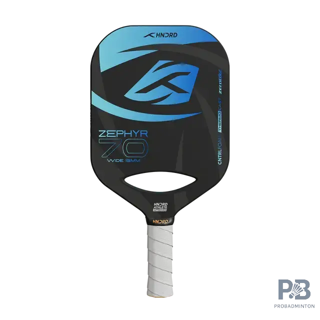 Hundred Zephyr 70 Power Pickleball Paddle | 13mm Core & Xtend Shape for Sharp Angles | Control Foam Vibration Dampening | Wide/Extend Variants (223-225g) | HPRX-4M171-X.