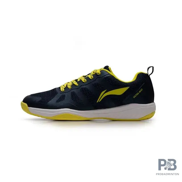 Lining Ultra Max Badminton Shoes (Navy/Lime).