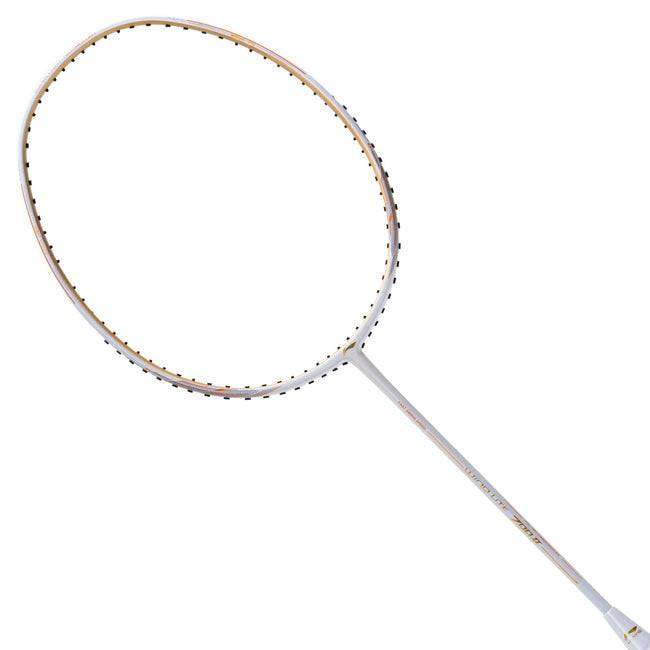 Li-Ning Wind Lite 700 II Unstrung Badminton Racquet | White/Gold.