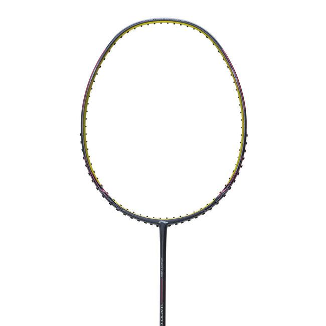 Li-Ning Wind Lite 700 II Unstrung Badminton Racquet | Dark Grey/Lime.