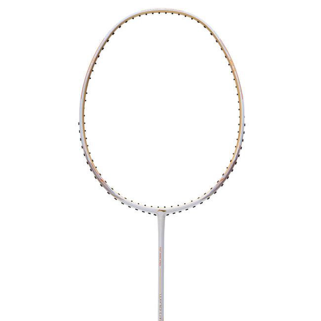 Li-Ning Wind Lite 700 II Unstrung Badminton Racquet | White/Gold.