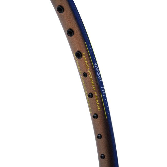Li-Ning Wind Lite 700 II Unstrung Badminton Racquet | Navy/Brass.