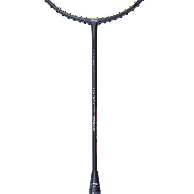 Li-Ning Wind Lite 700 II Unstrung Badminton Racquet | Dark Grey/Lime.